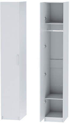 Шкаф-пенал №1 "Иннэс-7" - Белый