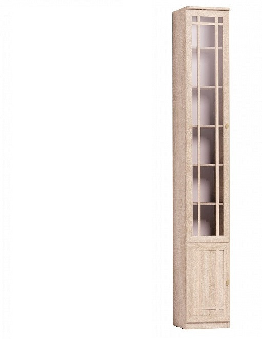 Шкаф книжный Sherlock 311 левый, дуб сонома