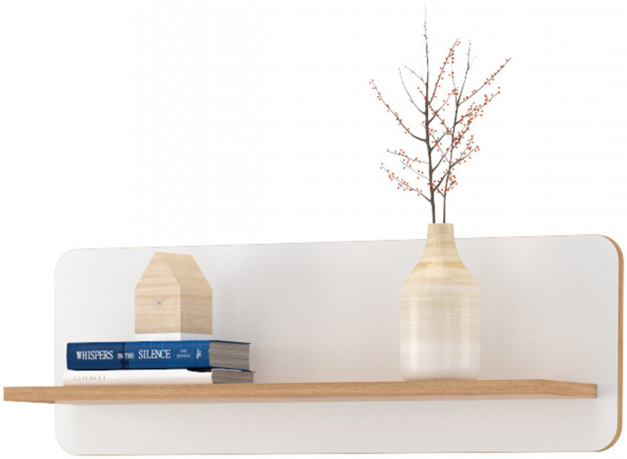 Вуди Компоновка № 12, цвет белый премиум/дуб крафт золотой, ШхГхВ 265х52,7х180,3 см., универсальная сборка