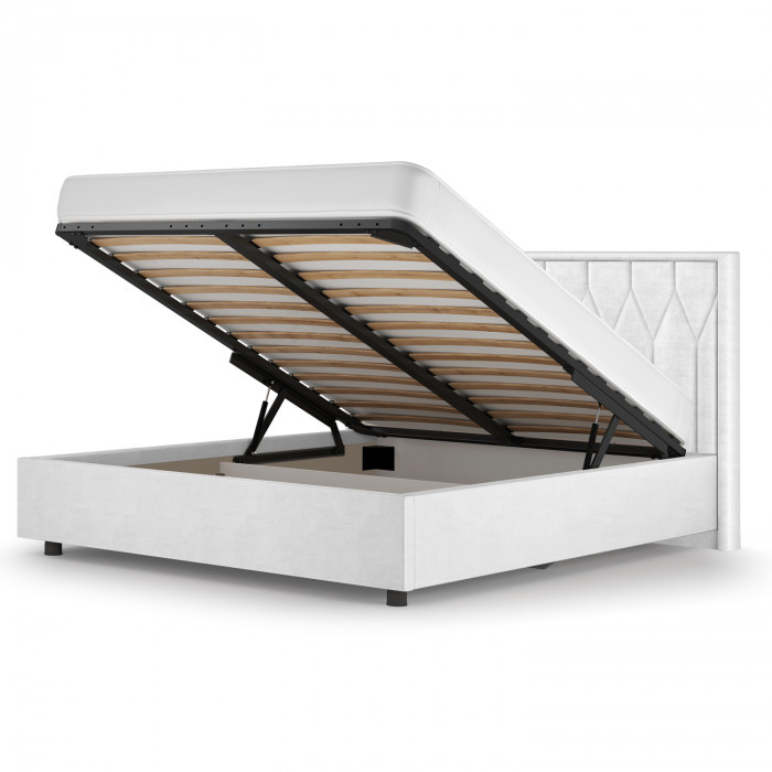 Кровать-10М с подъёмным основанием 1800 белая