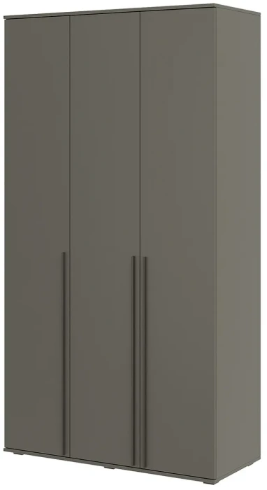 Прямая композиция шкафов Норд, Графит/Графит софт