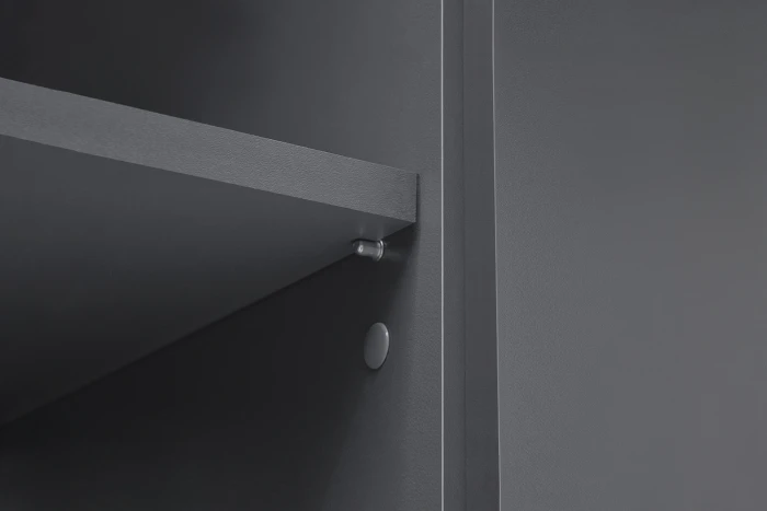 Прямая композиция шкафов Норд, Графит/Графит софт