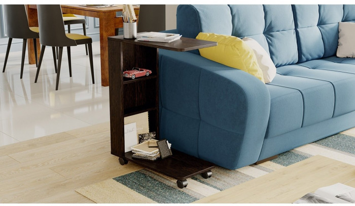 Стол журнальный тип 14 (Дуб Крафт Белый)