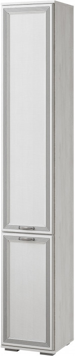 Ливорно Пенал с полками ЛШ-1 ясень анкор светлый патина серебро