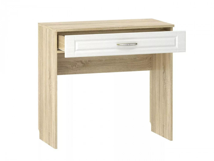 НМ 040.57 Стол туалетный Оливия дуб Сонома/белое дерево