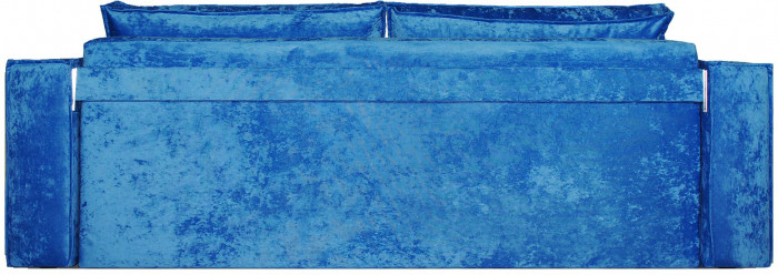 Диван-кровать Лофт Люкс Плюш, еврокнижка, пружинный блок,140х195, синий