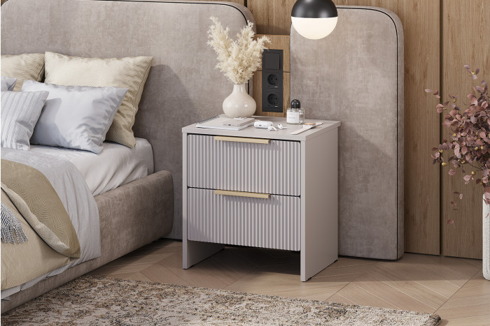 Тумба прикроватная "Пандора" ТБ-12 Кашемир/MF03