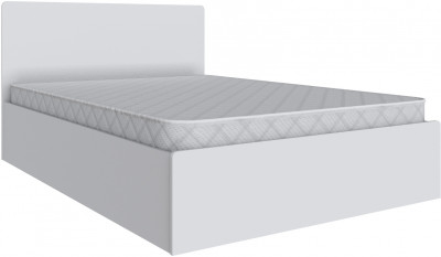 Кровать 140х200 Мадрид с настилом ДСП (МД-1), Белый