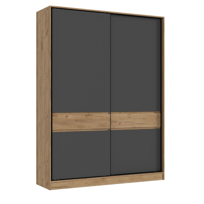 Роджина Шкаф-купе 1800 дуб крафт/графит