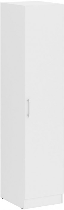 Кровать 0900 + Пенал Стандарт, цвет белый, ШхГхВ 93,5х203,5х70 + 45х52х200 см., сп.м. 900х2000 мм., без матраса, основание есть