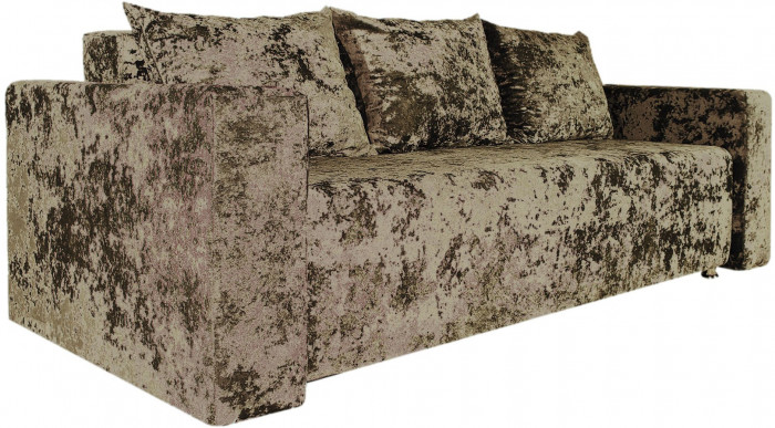 Диван-кровать Лаунж, еврокнижка,145х192, коричневый