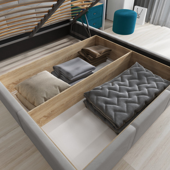 Манука Кровать интерьерная 120 мятный, ПМ