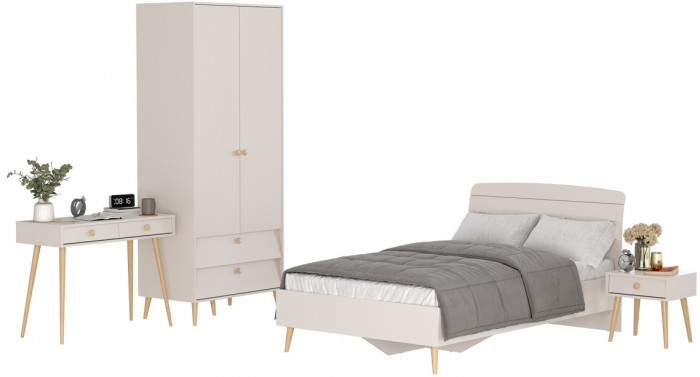 Афина Спальня 26-1200, кашемир серый