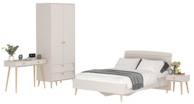 Афина Спальня 26-1400, кашемир серый