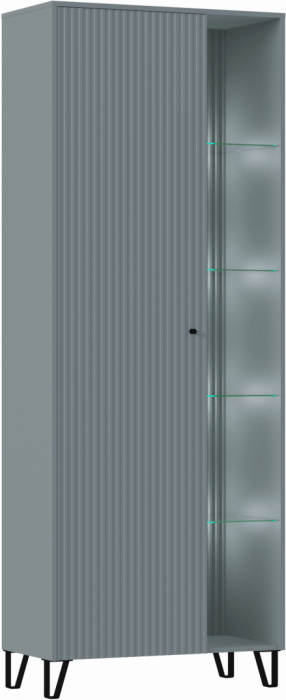 Оливия Шкаф (Глиняный серый, Шарли мокко)