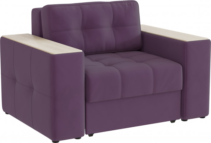 Кресло-кровать Виконт, Винный/Клен кремовый МДФ