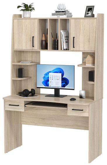 Стол рабочий 6-0604дубсон Бета, дуб сонома