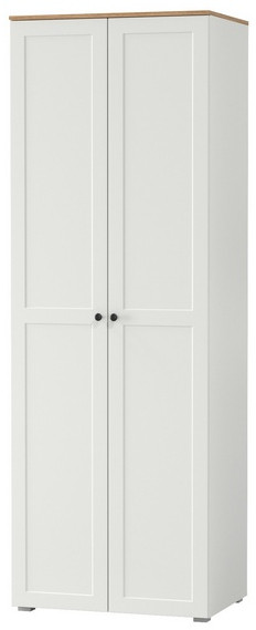 Остин 13.224 Шкаф, белый шагрень/дуб крафт золотой