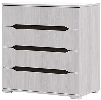 ВАЛЕНСИЯ КМ 011 комод 4 ящика (0,8х0,83х0,45) дуб анкор