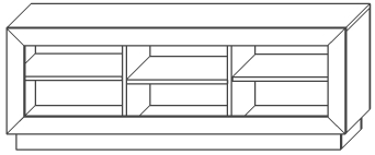 Тумба для медиатехники 