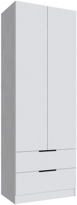 Шкаф Мадрид (0,8) с 2 ящ. без зеркала, Белый