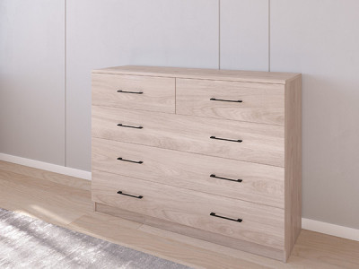 Комод 04/16 120х40х90 Кастелло Серый/Кастелло Серый