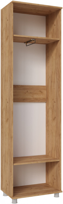 Шкаф платяной Микс-Арт, Дуб крафт золотой/Кашемир