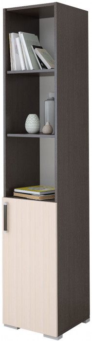 Пенал к столу компьютерному Венге, Дуб молочный