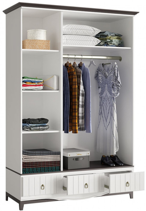 Вояж Шкаф 3-х створчатый