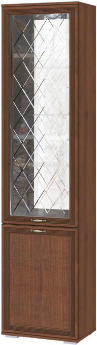 Ливорно Пенал с витриной ЛШ-4 орех донской