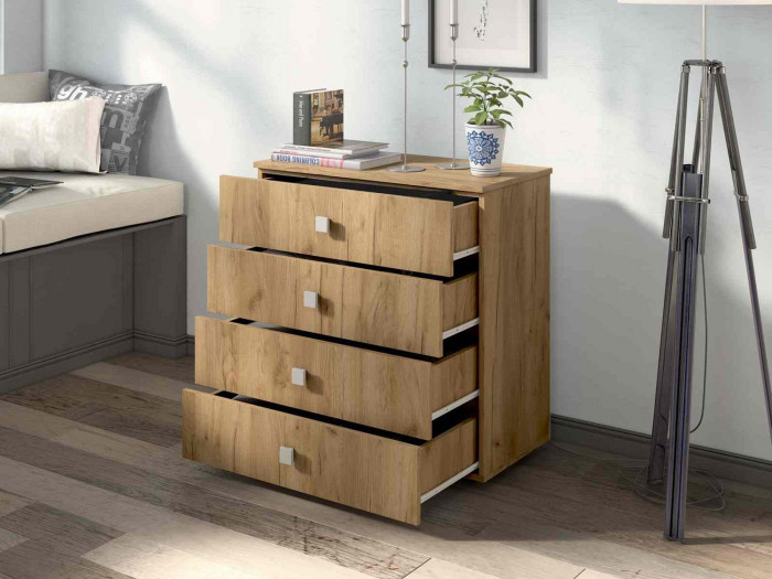 Комод Лофт-4 Дуб Крафт