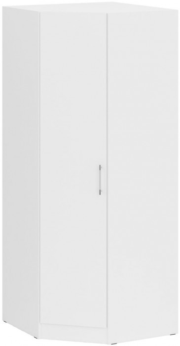 Кровать 0900 + Шкаф угловой Стандарт, цвет белый, ШхГхВ 93,5х203,5х70 + 81,2х81,2х200см., сп.м. 900х2000 мм., без матраса, основание есть