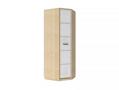 Шкаф угловой правый НМ 013.04-02 «Фанк» Дуб сонома/белый скандинавский