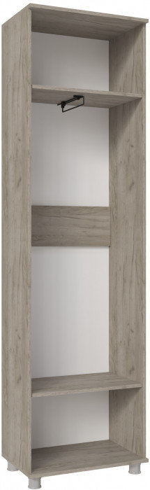 Шкаф платяной Микс-Арт, Дуб крафт серый/Цемент