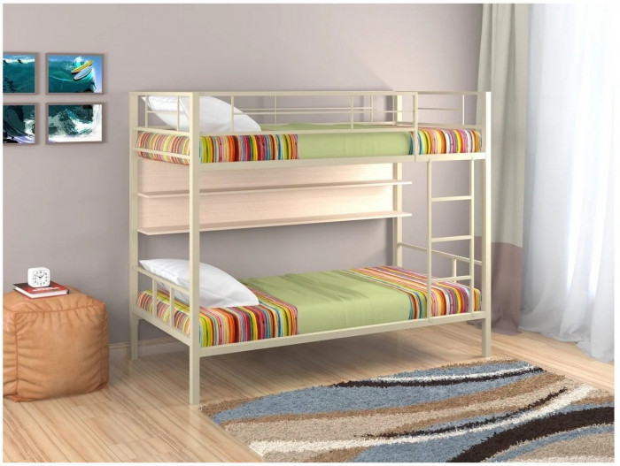 Двухъярусная кровать Севилья-2П (Серый)