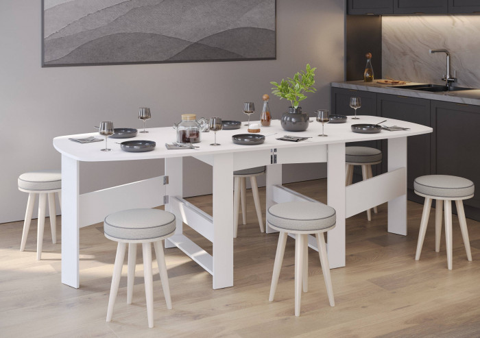 Стол-книжка 1-66бел, белый