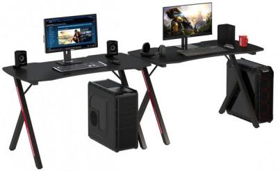 Два игровых стола Мебель--24 GT-2310, чёрный