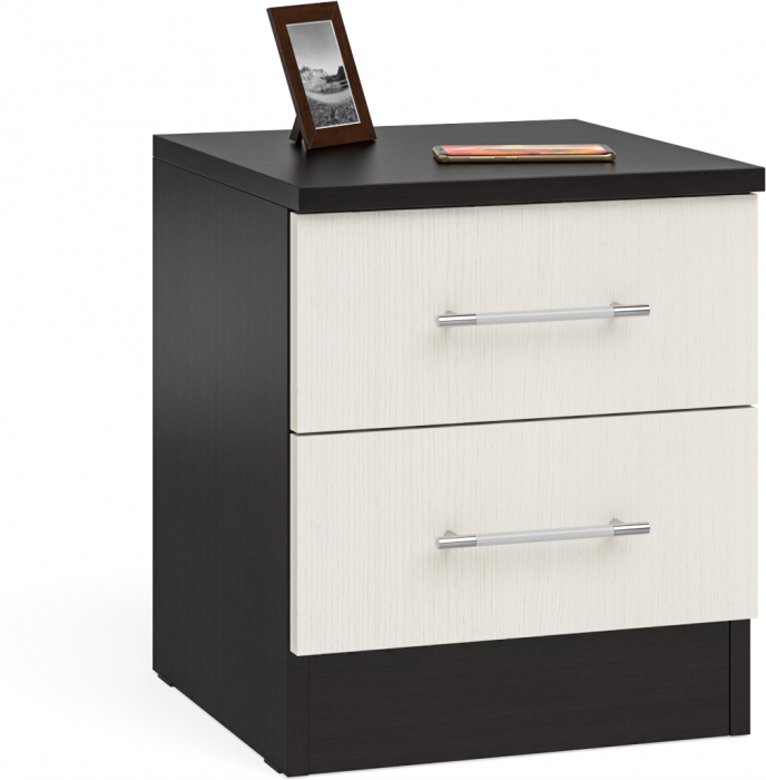 Фиеста Кровать 1400 + тумба, цвет венге/дуб лоредо, ШхГхВ 185х203,5х80 см., сп.м. 1400х2000 мм., б/м, основание есть