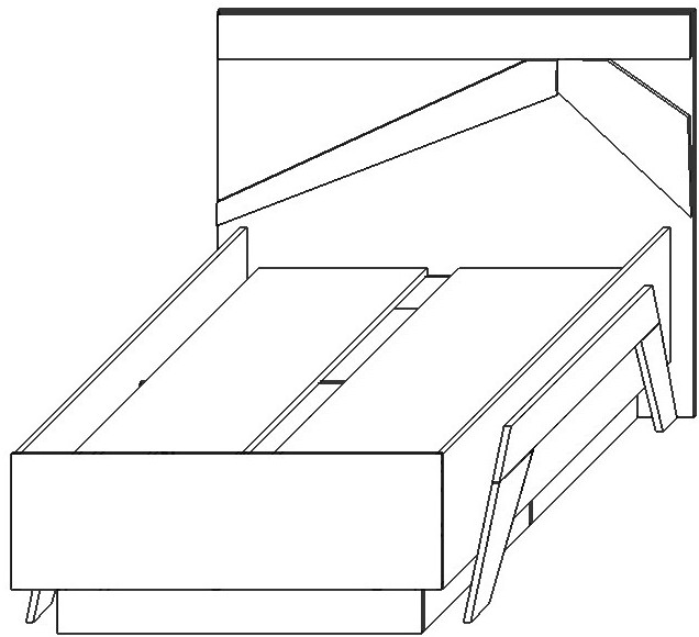 Модульная подростковая комната "Скандинавия" - Бетон пайн светлый/Дуб наварра