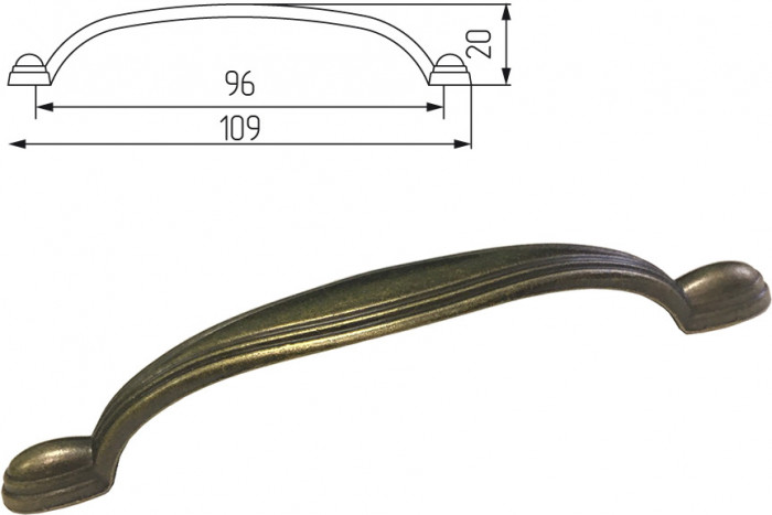 Прихожая П-6 Тумба + Вешалка, венге/фасады МДФ белое дерево фрезеровка прованс