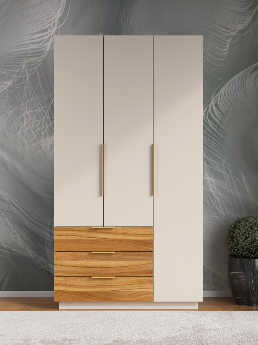 Шкаф 3-х дверный с ящиками Лимар-02