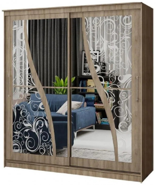 Шкаф-купе Элегант 2 2000 (Венге)