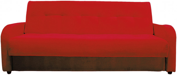 Диван-книжка ЛОНДОН КРАСНЫЙ 140 ЛЮКС, пружинный блок Боннель