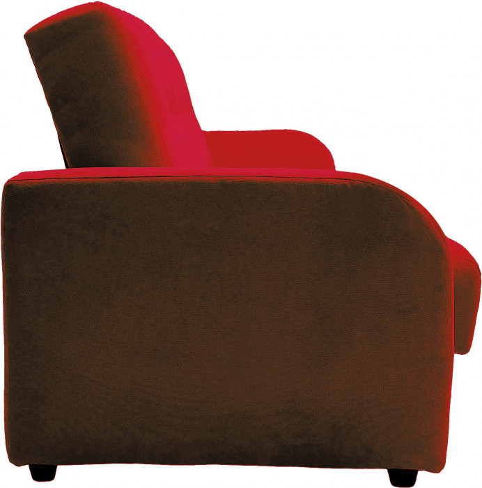 Диван-книжка ЛОНДОН КРАСНЫЙ 140 ЛЮКС, пружинный блок Боннель