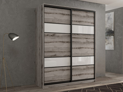 Шкаф-купе Кааппи 8 Эвок Окаменелый 100х45х230 см