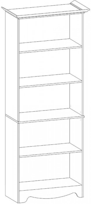 Латте 24-02 Шкаф комбинированный Бодега Светлый / Орех Донской