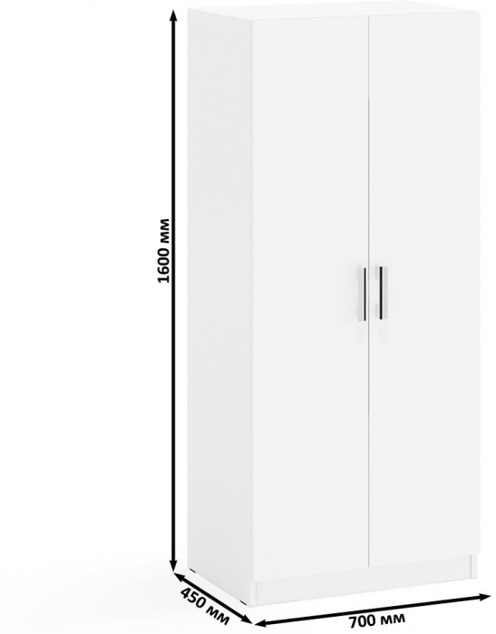 С-МД-СК9 Компоновка № 08, цвет белый шагрень, ШхГхВ 344х70х160 см., НЕ универсальная сборка