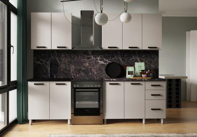 Кухонный гарнитур Нагано 2,0м Кашемир