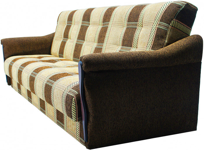 Диван Уют 140 шенилл коричневый ППУ