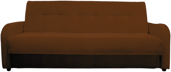 СПБ Диван-книжка ЛОНДОН коричневый 140 ЛЮКС, пружинный блок Боннель